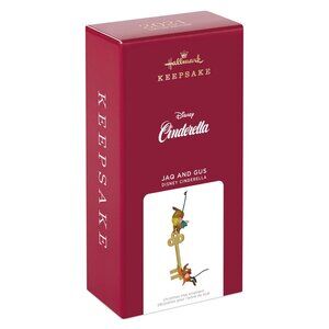 New! Hallmark Disney Cinderella 2021 Keepsake Ornament Jaq and Gus
